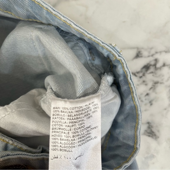 The Ragged Priest Light Wash Release Wide Leg Jean Baggy Casual Streetwear 26 - Picture 11 of 11